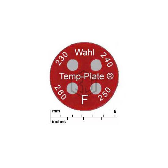442-230F - Wahl Temp-Plate® - Labels, Stickers, Decals - Preprinted