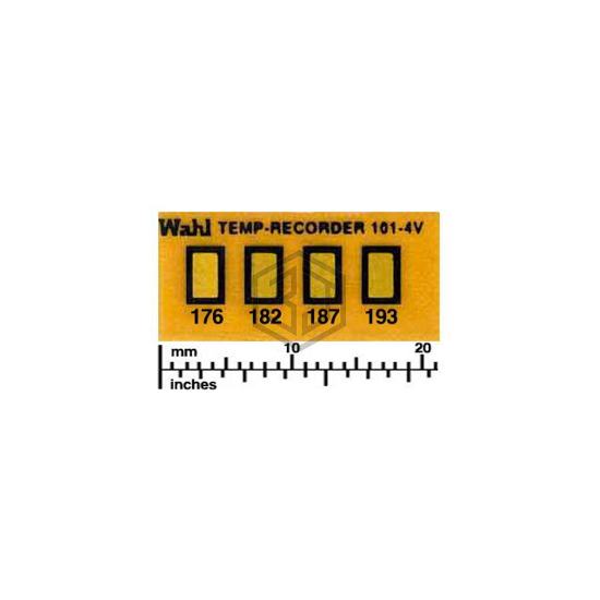101-4-176VC - Wahl Temp-Plate® - Labels, Stickers, Decals - Preprinted