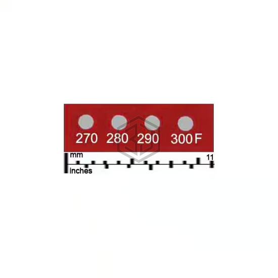 441-270F - Wahl Temp-Plate® - Labels, Stickers, Decals - Preprinted