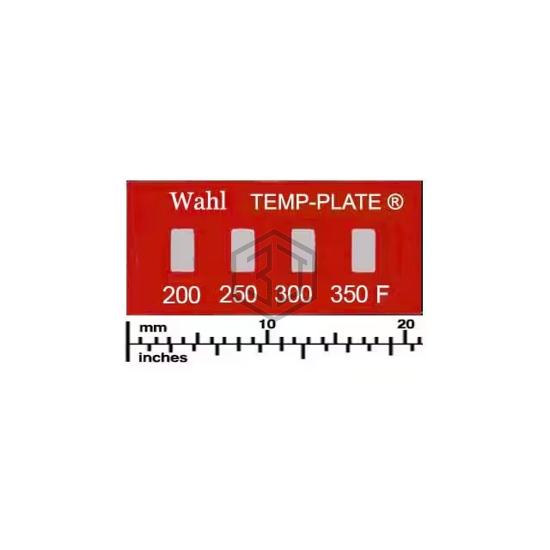 101-4-202F - Wahl Temp-Plate® - Labels, Stickers, Decals - Preprinted