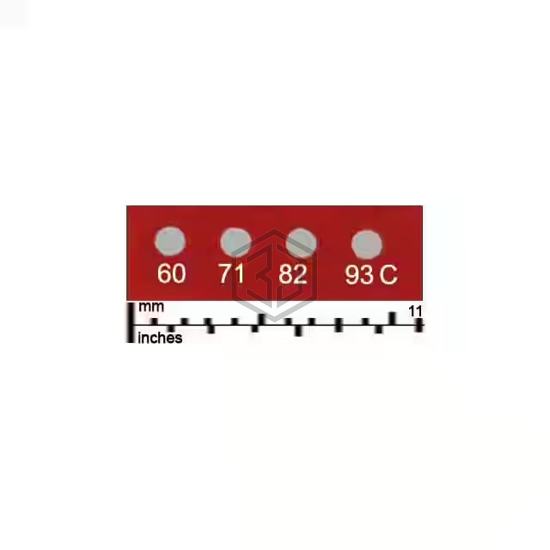 441-060C - Wahl Temp-Plate® - Labels, Stickers, Decals - Preprinted