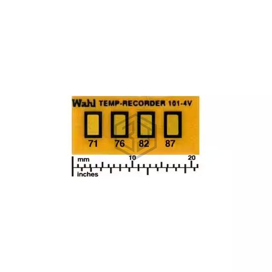 101-4-072VC - Wahl Temp-Plate® - Labels, Stickers, Decals - Preprinted