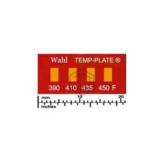101-4-391F - Wahl Temp-Plate® - Labels, Stickers, Decals - Preprinted