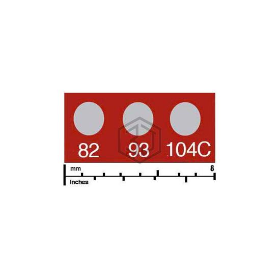 430-082C - Wahl Temp-Plate® - Labels, Stickers, Decals - Preprinted
