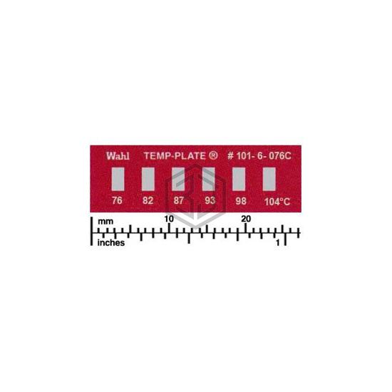 101-6-076C - Wahl Temp-Plate® - Labels, Stickers, Decals - Preprinted