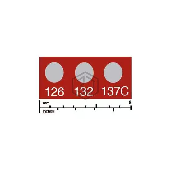 430-126C - Wahl Temp-Plate® - Labels, Stickers, Decals - Preprinted