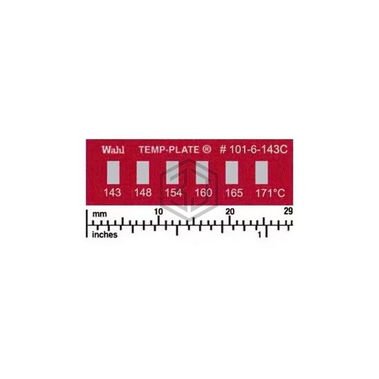 101-6-143C - Wahl Temp-Plate® - Labels, Stickers, Decals - Preprinted