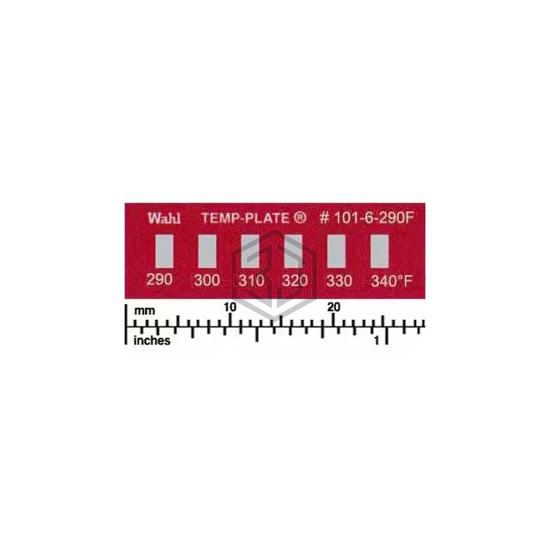 101-6-290F - Wahl Temp-Plate® - Labels, Stickers, Decals - Preprinted