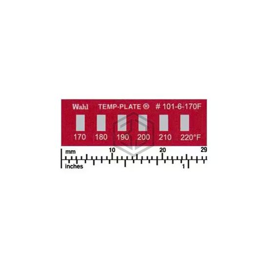 101-6-170F - Wahl Temp-Plate® - Labels, Stickers, Decals - Preprinted