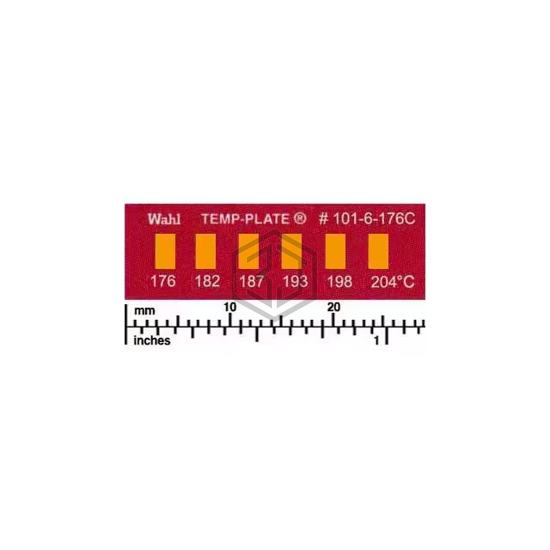 101-6-176C - Wahl Temp-Plate® - Labels, Stickers, Decals - Preprinted
