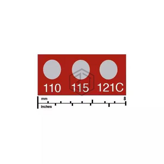 430-110C - Wahl Temp-Plate® - Labels, Stickers, Decals - Preprinted