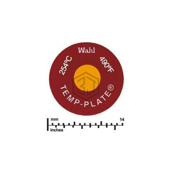 414-490F-254C - Wahl Temp-Plate® - Labels, Stickers, Decals - Preprinted
