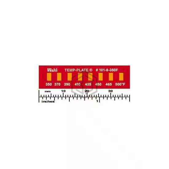 101-8-350F - Wahl Temp-Plate® - Labels, Stickers, Decals - Preprinted