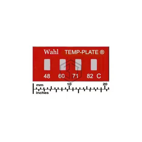 101-4-048C - Wahl Temp-Plate® - Labels, Stickers, Decals - Preprinted