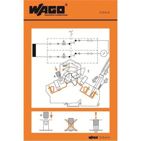 210-414 - WAGO Corporation - Labels, Stickers, Decals - Preprinted