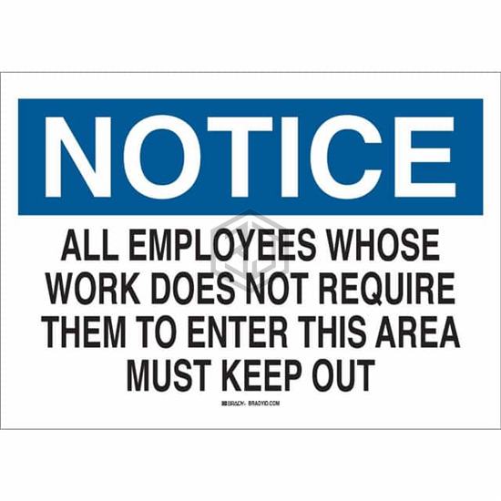 84119 - Brady Corporation - Labels, Stickers, Decals - Preprinted
