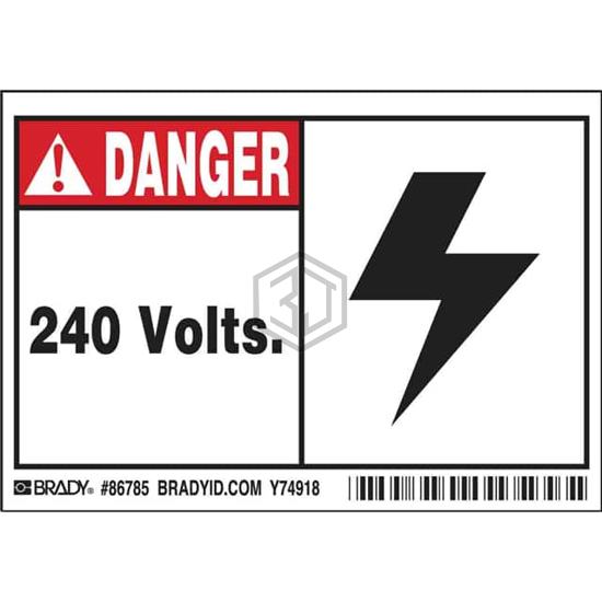 86785 - Brady Corporation - Labels, Stickers, Decals - Preprinted