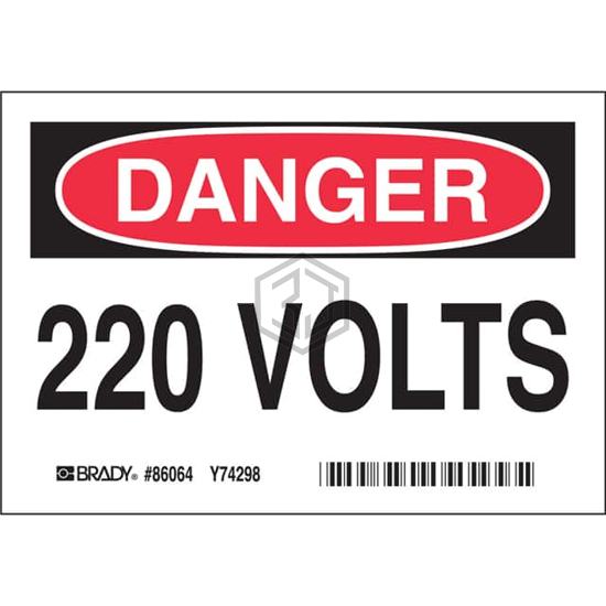 86064 - Brady Corporation - Labels, Stickers, Decals - Preprinted