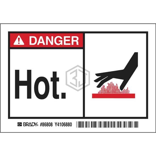 86808 - Brady Corporation - Labels, Stickers, Decals - Preprinted