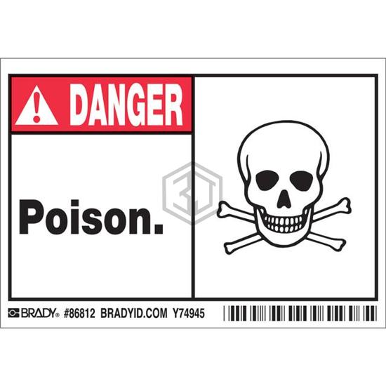 86812 - Brady Corporation - Labels, Stickers, Decals - Preprinted
