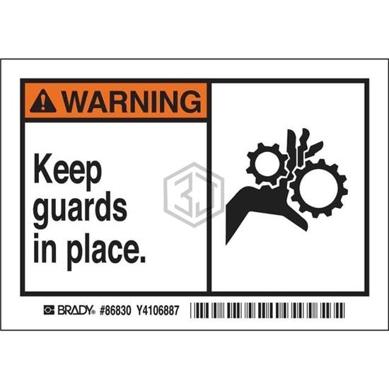 86830 - Brady Corporation - Labels, Stickers, Decals - Preprinted
