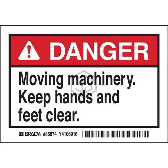 86874 - Brady Corporation - Labels, Stickers, Decals - Preprinted