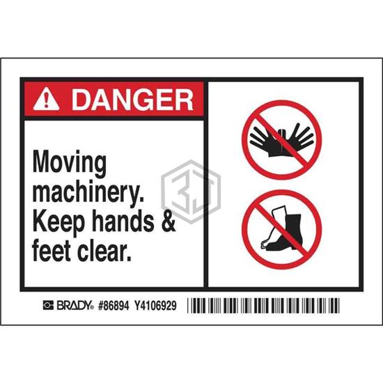86894 - Brady Corporation - Labels, Stickers, Decals - Preprinted
