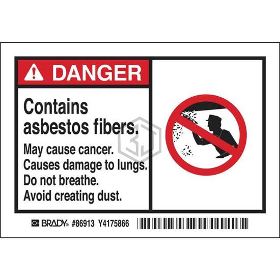 86913 - Brady Corporation - Labels, Stickers, Decals - Preprinted