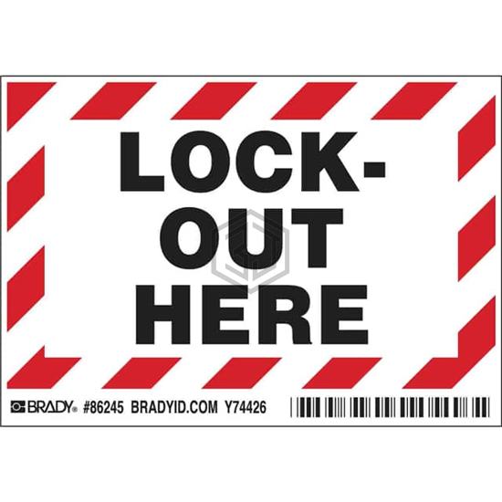 86245 - Brady Corporation - Labels, Stickers, Decals - Preprinted