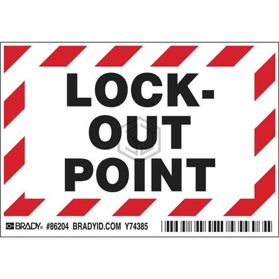 86204 - Brady Corporation - Labels, Stickers, Decals - Preprinted