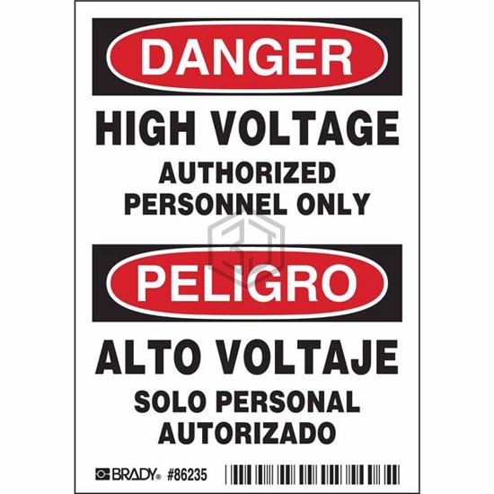 86235 - Brady Corporation - Labels, Stickers, Decals - Preprinted