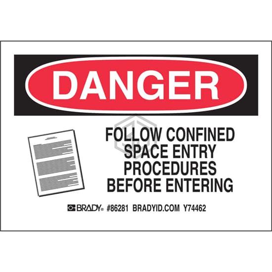 86281 - Brady Corporation - Labels, Stickers, Decals - Preprinted