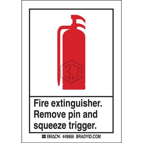 49866 - Brady Corporation - Labels, Stickers, Decals - Preprinted