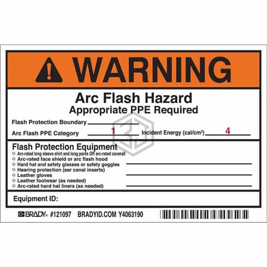121097 - Brady Corporation - Labels, Stickers, Decals - Preprinted