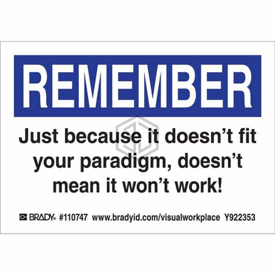 110747 - Brady Corporation - Labels, Stickers, Decals - Preprinted