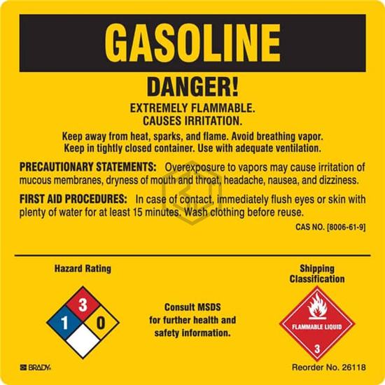 26118LS - Brady Corporation - Labels, Stickers, Decals - Preprinted