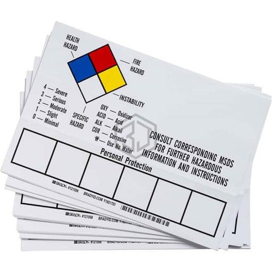 121058 - Brady Corporation - Labels, Stickers, Decals - Preprinted