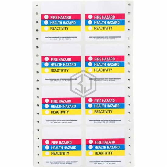 58469 - Brady Corporation - Labels, Stickers, Decals - Preprinted