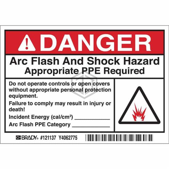 121137 - Brady Corporation - Labels, Stickers, Decals - Preprinted