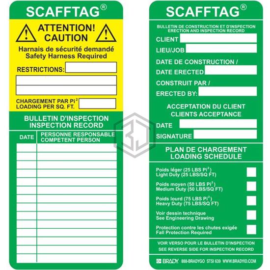 SCAF-STSI 639 - Brady Corporation - Labels, Stickers, Decals - Preprinted