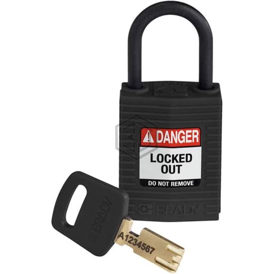 CPT-BLK-25PL-KD - Brady Corporation - Lockouts, Padlocks