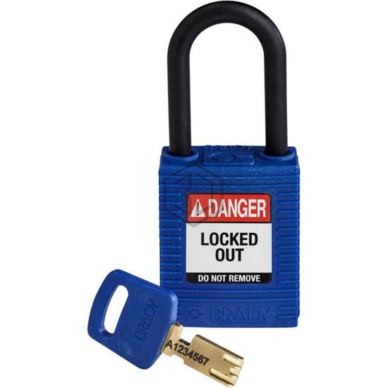 NYL-BLU-38PL-KD - Brady Corporation - Lockouts, Padlocks