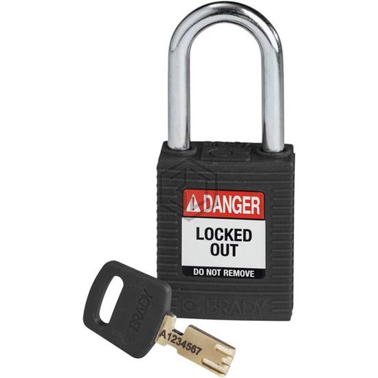 NYL-BLK-38ST-KD - Brady Corporation - Lockouts, Padlocks