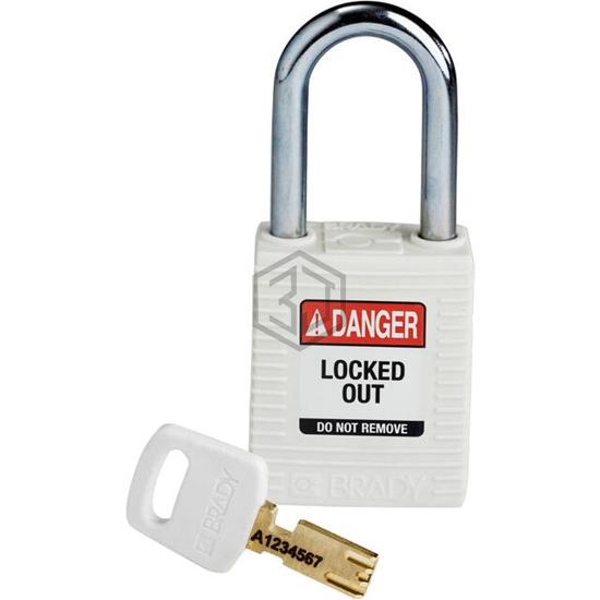 NYL-WHT-38ST-KD - Brady Corporation - Lockouts, Padlocks