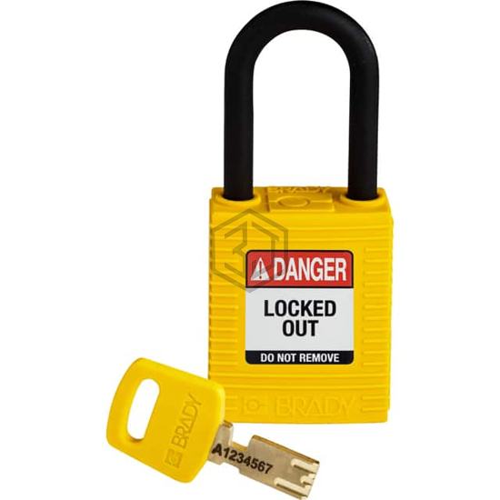 NYL-YLW-38PL-KD - Brady Corporation - Lockouts, Padlocks