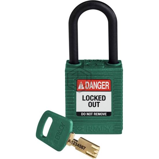 NYL-GRN-38PL-KD - Brady Corporation - Lockouts, Padlocks