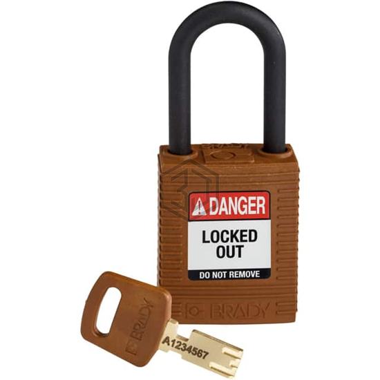 NYL-BRN-38PL-KD - Brady Corporation - Lockouts, Padlocks