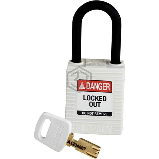 NYL-WHT-38PL-KD - Brady Corporation - Lockouts, Padlocks