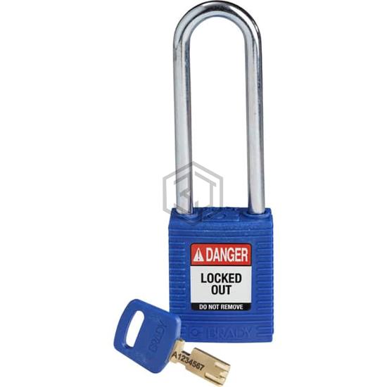 NYL-BLU-76ST-KD - Brady Corporation - Lockouts, Padlocks