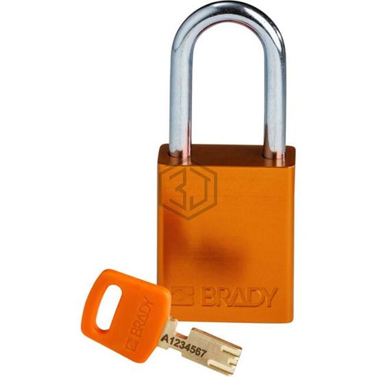 ALU-ORG-38ST-KD - Brady Corporation - Lockouts, Padlocks